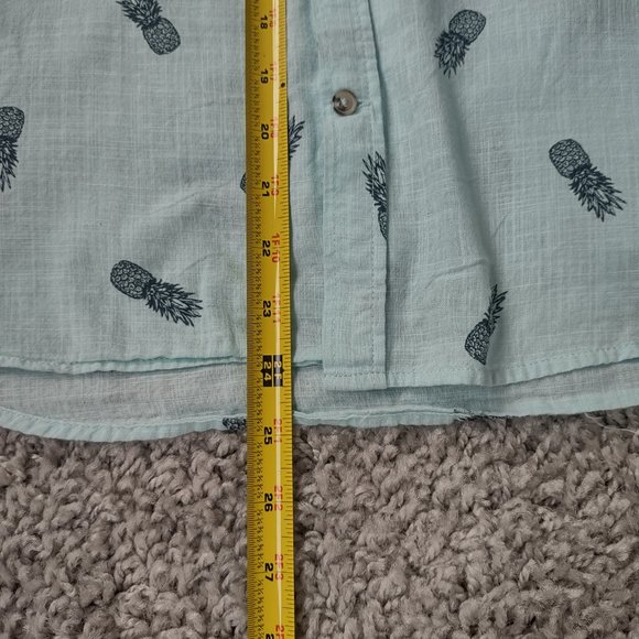 Tenth Ocean Mens Casual Button Down Short Sleeve Shirt - Picture 6 of 7